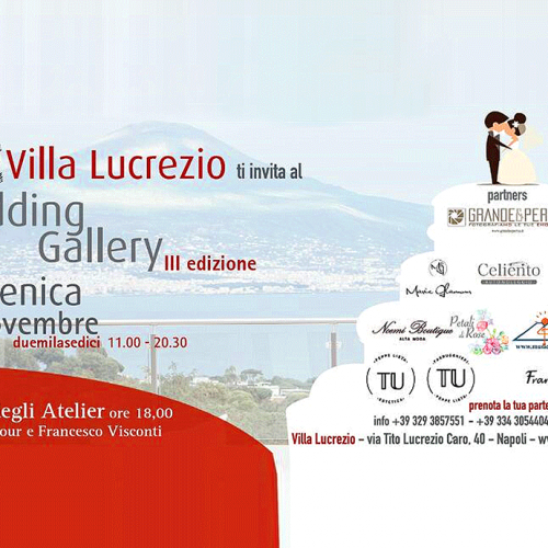 Presenti alla Wedding Gallery a Villa Lucrezio